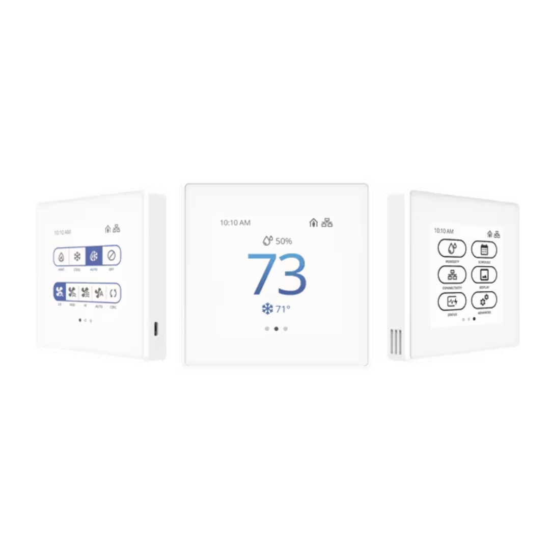 Johnson Controls digital display panel mounted on a wall.